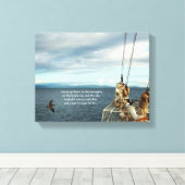 Zeilen aan de kust Zee Fever Print (Insitu (Houten vloer))