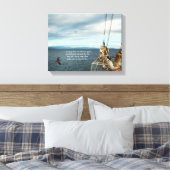 Zeilen aan de kust Zee Fever Print (Insitu (Slaapkamer))