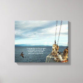 Zeilen aan de kust Zee Fever Print