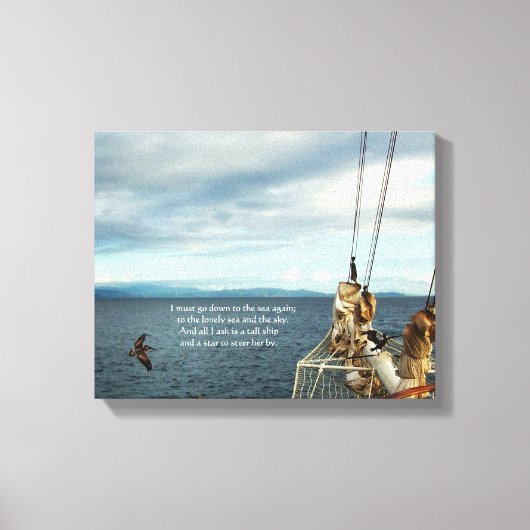 Zeilen aan de kust Zee Fever Print (Voorkant)