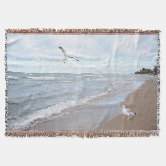Zeilen bij de strand deken (Voorkant)