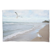 Zeilen bij de strand kussensloop (Voorkant)