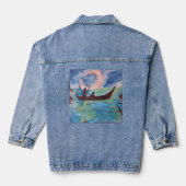 Zeilen bij maanlicht denim jacket (Achterkant)