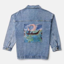 Zeilen bij maanlicht denim jacket