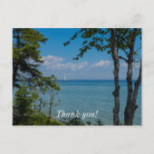 Zeilen bij Mackinac Briefkaart (Voorkant)