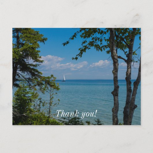 zeilen bij makreel briefkaart (Voorkant)