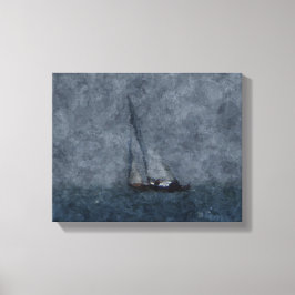 Zeilen bij Tiburon Canvas Afdruk