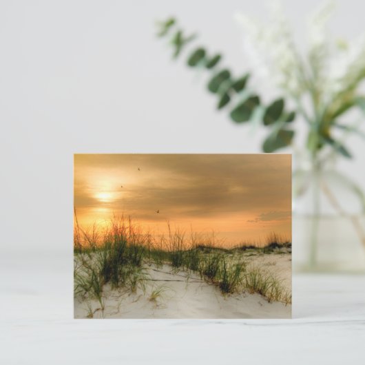 Zeilen bij zonsopgang briefkaart (Staand voorkant)