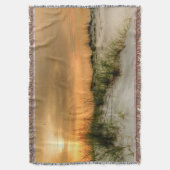 Zeilen bij zonsopgang deken (Voorkant Verticaal)