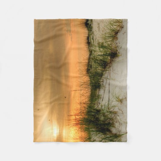 Zeilen bij zonsopgang fleece deken (Voorkant)