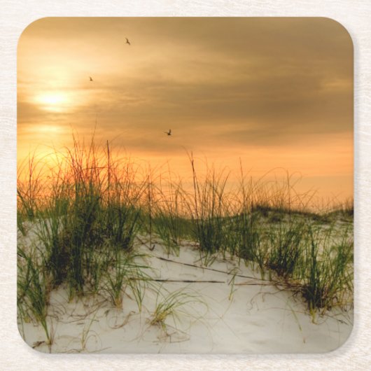 Zeilen bij zonsopgang kartonnen onderzetters (Voorkant)