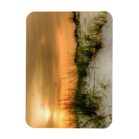 Zeilen bij zonsopgang magneet (Verticaal)