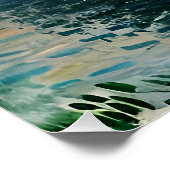 Zeilen bij zonsopgang perfect poster (Hoek)