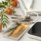 Zeilen bij zonsopgang sleutelhanger (Voorkant Rechts)