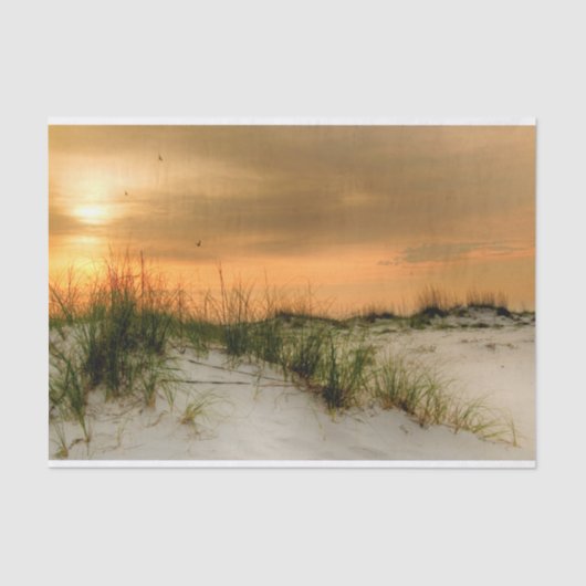 Zeilen bij zonsopgang tissuepapier (Voorkant)