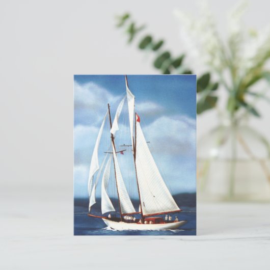 Zeilen Briefkaart (Staand voorkant)