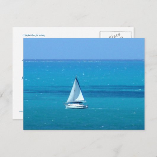 Zeilen Briefkaart (Voorkant / Achterkant)