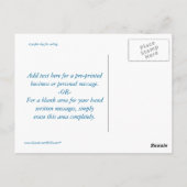 Zeilen Briefkaart (Achterkant)