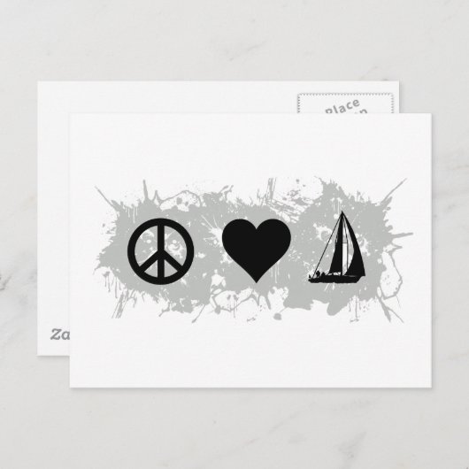 Zeilen Briefkaart (Voorkant / Achterkant)