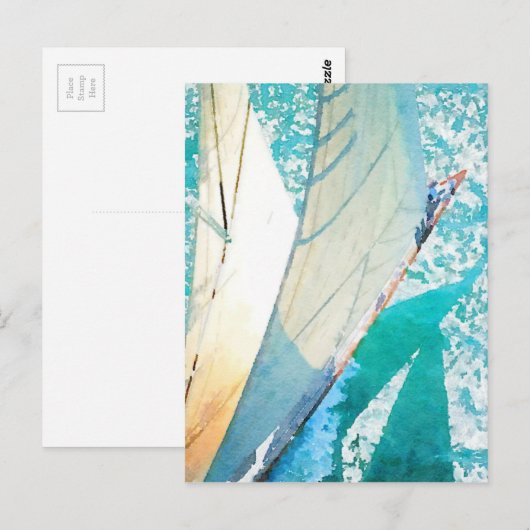 Zeilen Briefkaart (Voorkant / Achterkant)