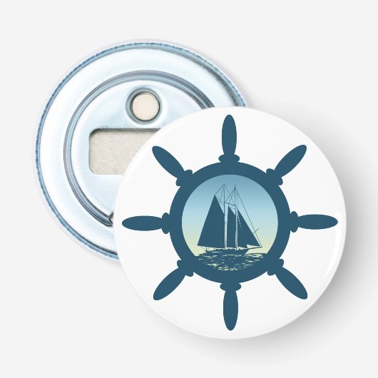 Zeilen Button Flesopener (Voorkant)