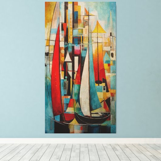 Zeilen Canvas Afdruk (Insitu (Houten vloer))