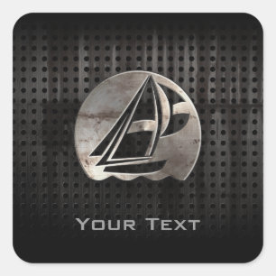 Zeilen; Cool Vierkante Sticker