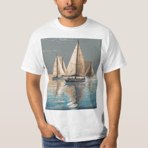Zeilen door de tijd: zeilboten in de kunst t-shirt