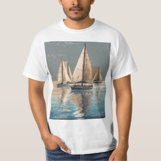 Zeilen door de tijd:  zeilboten in de kunst t-shirt