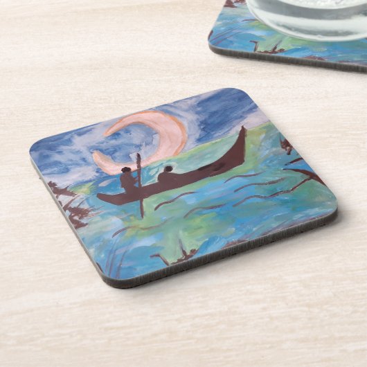 Zeilen door Moonlight Plastic Onderzetter (Linkerzijde)