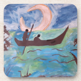 Zeilen door Moonlight Plastic Onderzetter