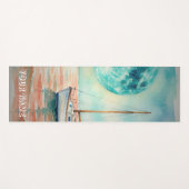 Zeilen door rustig water yogamat (Voorkant (horizontaal))