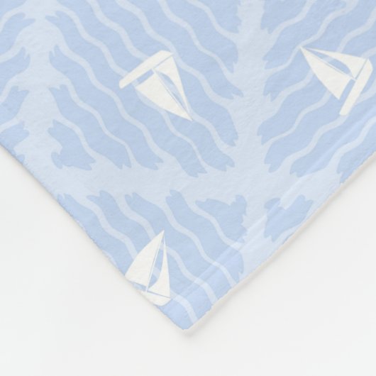 Zeilen Fleece Deken (Hoek)