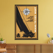 Zeilen Florida Miami Key West Canvas Afdruk (Insitu (Woonkamer))