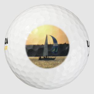 Zeilen Golfballen