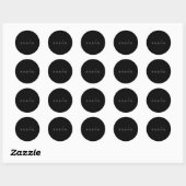 Zeilen Hebeat Zeilboot Ronde Sticker (Vel)