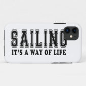 Zeilen Het is een manier van leven Case-Mate iPhone Case (Achterkant (horizontaal))