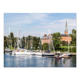 Zeilen in Annapolis, Maryland Foto Afdruk