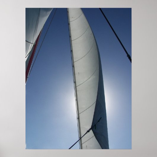 Zeilen in Bahama's Poster (Voorkant)