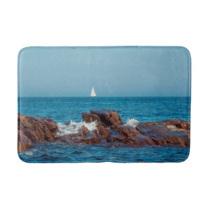 Zeilen in de Atlantische Oceaan Badmat