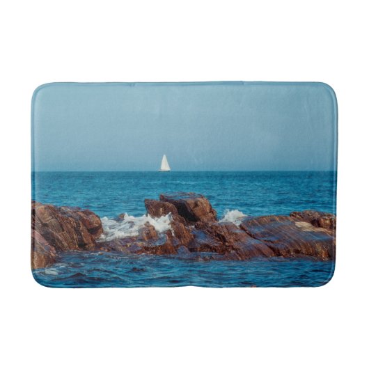 Zeilen in de Atlantische Oceaan Badmat (Voorkant)