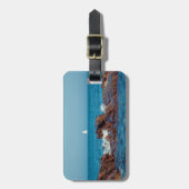 Zeilen in de Atlantische Oceaan Bagagelabel (Voorkant verticaal)