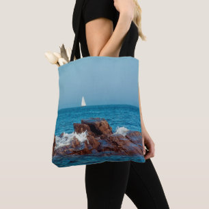 Zeilen in de Atlantische Oceaan Tote Bag
