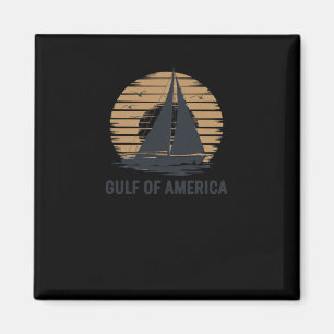 Zeilen in de Golf van Amerika Magneet