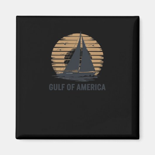 Zeilen in de Golf van Amerika Magneet (Voorkant)