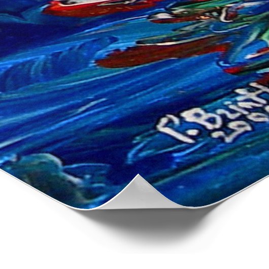 Zeilen in de haven a bainet 2009 poster (Hoek)