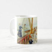 Zeilen in de Middellandse Zee (door J.L. Stewart) Koffiemok (Voorkant links)