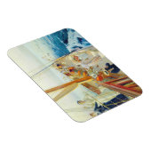 Zeilen in de Middellandse Zee Magneet (Rechterzijde)