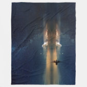 ZEILEN IN DE RUIMTE FLEECE DEKEN (Voorkant)