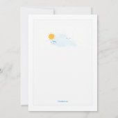 Zeilen in de Zonneschijn Uitnodiging (Achterkant)